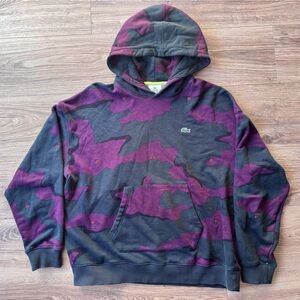 Lacoste Live L!ve roses sweatshirt size XL